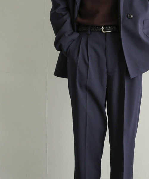 SENSE OF PLACE by URBAN RESEARCH（センスオブプレイスバイアーバンリサーチ）の「『UR TECH』テーパードスラックス（スラックス・メンズ・ネイビー/ブラック・LARGE/MEDIUM）」の11枚目の写真