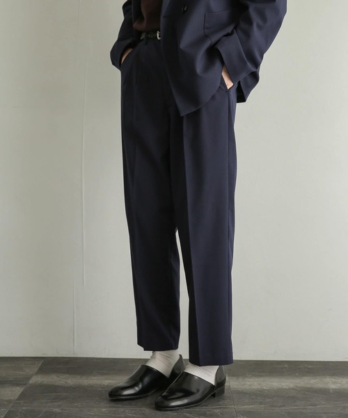 SENSE OF PLACE by URBAN RESEARCH（センスオブプレイスバイアーバンリサーチ）の「『UR TECH』テーパードスラックス（スラックス・メンズ・ネイビー/ブラック・LARGE/MEDIUM）」の13枚目の写真