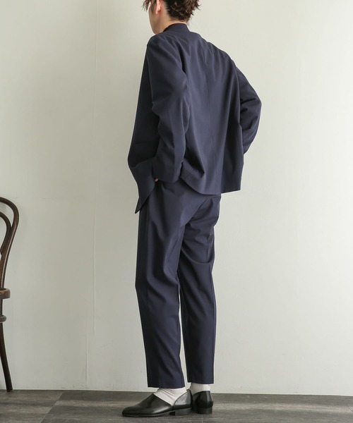 SENSE OF PLACE by URBAN RESEARCH（センスオブプレイスバイアーバンリサーチ）の「『UR TECH』テーパードスラックス（スラックス・メンズ・ネイビー/ブラック・LARGE/MEDIUM）」の22枚目の写真