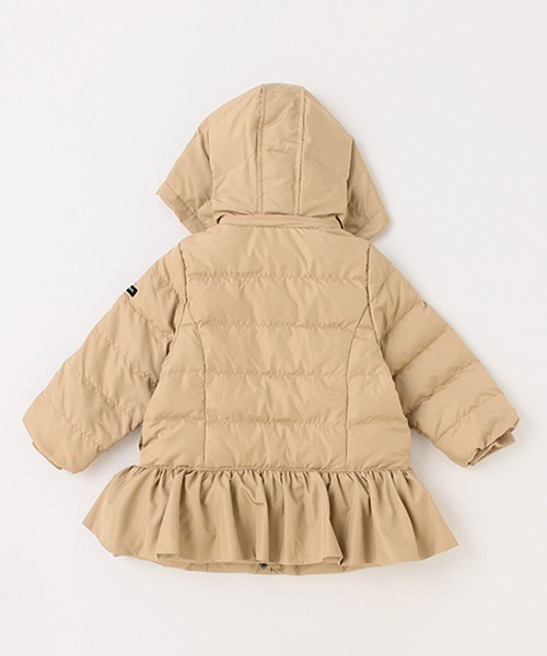 petit main（プティマイン）の「フリルロングダウン（ブルゾン・キッズ・ベージュ/ライトブルー/ネイビー・120cm/130cm/100cm/110cm/90cm）」の6枚目の写真