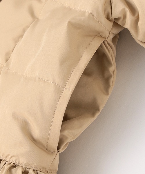 petit main（プティマイン）の「フリルロングダウン（ブルゾン・キッズ・ベージュ/ライトブルー/ネイビー・120cm/130cm/100cm/110cm/90cm）」の11枚目の写真