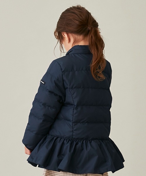 petit main（プティマイン）の「フリルロングダウン（ブルゾン・キッズ・ベージュ/ライトブルー/ネイビー・120cm/130cm/100cm/110cm/90cm）」の20枚目の写真