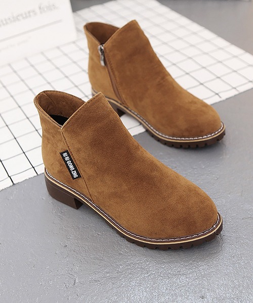 RUUX（ルーフ）の「スエードブーツ（ブーツ・レディース・ブラック/ワイン/カーキ/ブラウン・23cm/23.5cm/24cm/24.5cm）」の12枚目の写真