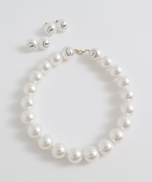 I am I in fact...（アイアムアイインファクト）の「PING PONG　pearl　ネックレス（ネックレス・レディース・ホワイト・FREE）」の11枚目の写真