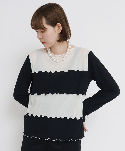 I am I in fact...（アイアムアイインファクト）の「PING PONG　pearl　ネックレス（ネックレス・レディース・ホワイト・FREE）」の8枚目の写真