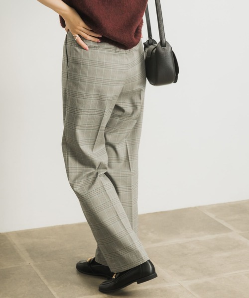 URBAN RESEARCH(アーバンリサーチ)の「裏起毛チェックワイドパンツ(その他パンツ・レディース・グレー系その他/ブラウン系その他・36/38)」の16枚目の写真
