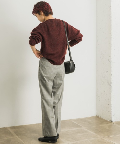 URBAN RESEARCH(アーバンリサーチ)の「裏起毛チェックワイドパンツ(その他パンツ・レディース・グレー系その他/ブラウン系その他・36/38)」の21枚目の写真