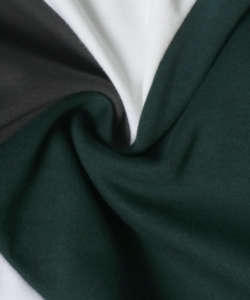 ANPAS（アンパス）の「Ponte Color Switching Design Oversized Sweatshirt/ポンチ 切り替え オーバーサイズ トレーナー（スウェット・メンズ・ホワイト系その他/ブラック系その他・M/L）」の10枚目の写真