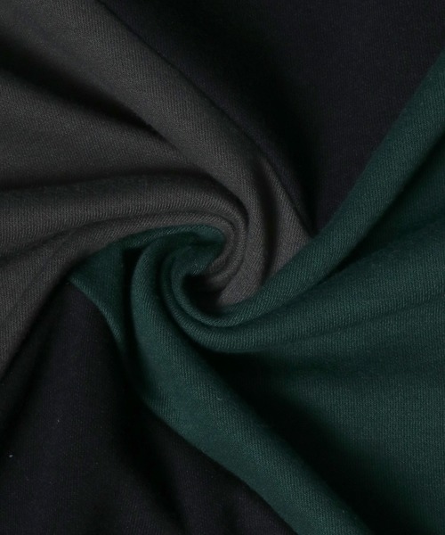 ANPAS（アンパス）の「Ponte Color Switching Design Oversized Sweatshirt/ポンチ 切り替え オーバーサイズ トレーナー（スウェット・メンズ・ホワイト系その他/ブラック系その他・M/L）」の3枚目の写真