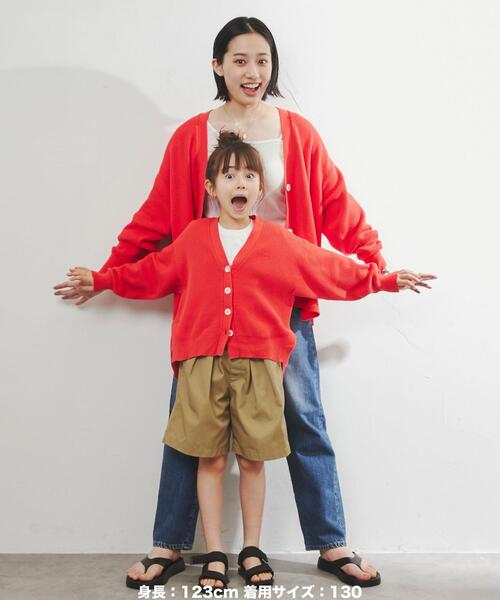 coen（コーエン）の「2タックチノショーツ（チノパンツ・キッズ・オリーブ/ベージュ・110/140/120/130/100/150）」の8枚目の写真