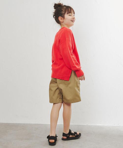 coen（コーエン）の「2タックチノショーツ（チノパンツ・キッズ・オリーブ/ベージュ・110/140/120/130/100/150）」の12枚目の写真