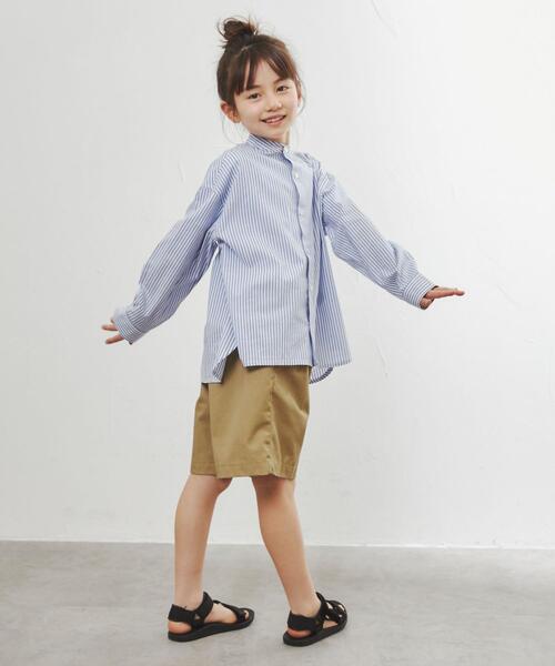 coen（コーエン）の「2タックチノショーツ（チノパンツ・キッズ・オリーブ/ベージュ・110/140/120/130/100/150）」の15枚目の写真