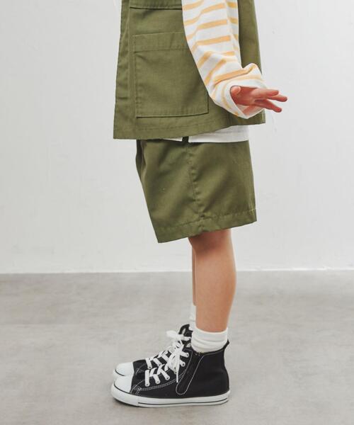 coen（コーエン）の「2タックチノショーツ（チノパンツ・キッズ・オリーブ/ベージュ・110/140/120/130/100/150）」の20枚目の写真