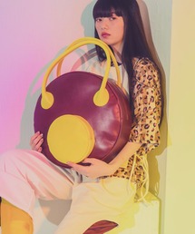 ♡まあるい♡MONDEWORK モンドワーク ポシェットショルダーバック ピンク ボトルホルダー付きショルダーバッグ（ショルダーバッグ