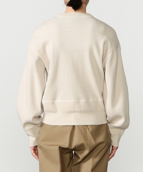 THE SHINZONE（ザ　シンゾーン）の「THE SHINZONE | CAPELIN CARDIGAN WOMEN（カーディガン/ボレロ・レディース・ブラック/アイボリー・F）」の6枚目の写真