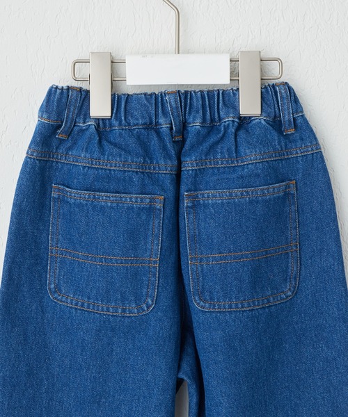CIAOPANIC TYPY（チャオパニックティピー）の「【KIDS】【TYPY DENIM】甘織デニムタックボリュームパンツ（デニムパンツ・キッズ・ブルー/アイボリー・S/M/L/XL/XXL）」の10枚目の写真