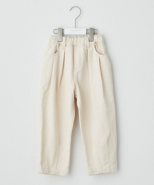 CIAOPANIC TYPY（チャオパニックティピー）の「【KIDS】【TYPY DENIM】甘織デニムタックボリュームパンツ（デニムパンツ・キッズ・ブルー/アイボリー・S/M/L/XL/XXL）」の5枚目の写真
