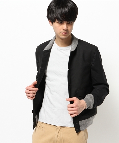 OUTLET(アウトレット)の「【BLOOM&BRANCH】トロピカルウールBZM(ブルゾン・メンズ・グレー/ネイビー・MEDIUM/LARGE/SMALL)」の6枚目の写真