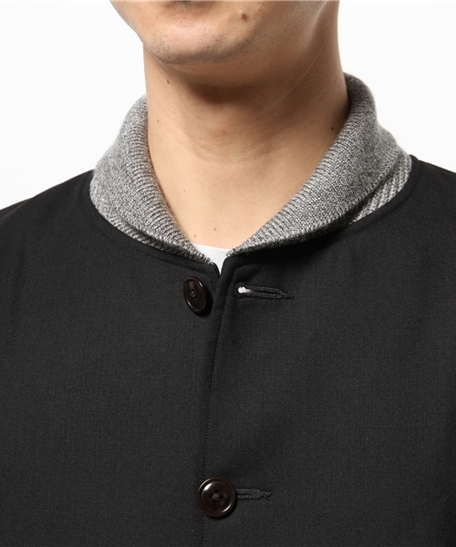 OUTLET(アウトレット)の「【BLOOM&BRANCH】トロピカルウールBZM(ブルゾン・メンズ・グレー/ネイビー・MEDIUM/LARGE/SMALL)」の7枚目の写真