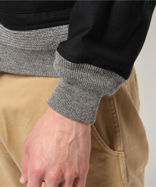 OUTLET(アウトレット)の「【BLOOM&BRANCH】トロピカルウールBZM(ブルゾン・メンズ・グレー/ネイビー・MEDIUM/LARGE/SMALL)」の9枚目の写真