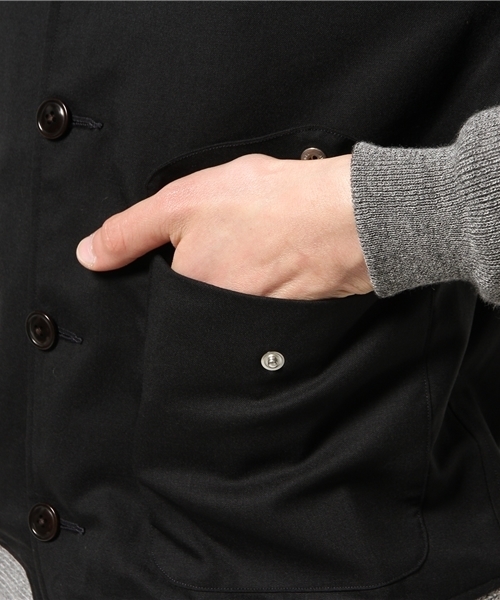 OUTLET(アウトレット)の「【BLOOM&BRANCH】トロピカルウールBZM(ブルゾン・メンズ・グレー/ネイビー・MEDIUM/LARGE/SMALL)」の10枚目の写真