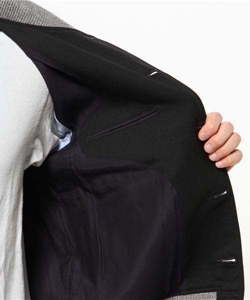 OUTLET(アウトレット)の「【BLOOM&BRANCH】トロピカルウールBZM(ブルゾン・メンズ・グレー/ネイビー・MEDIUM/LARGE/SMALL)」の14枚目の写真