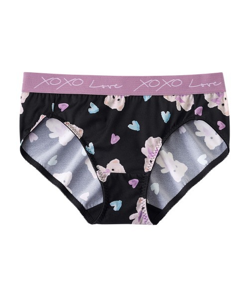 カップルでお揃いOK】LOVE XOXO プレーンショーツ（ショーツ