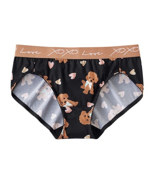 カップルでお揃いOK】LOVE XOXO プレーンショーツ（ショーツ