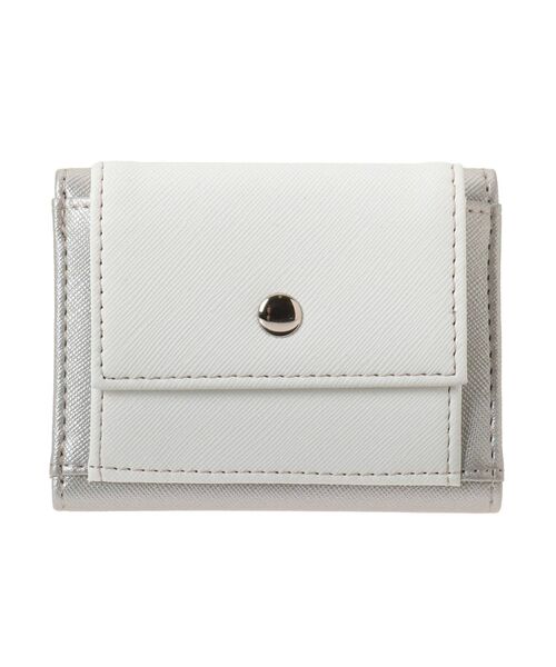 MURUA(ムルーア)の「フェイクレザーウォレット(財布・レディース・シルバー/ブラック/グリーン・FREE)」の1枚目の写真