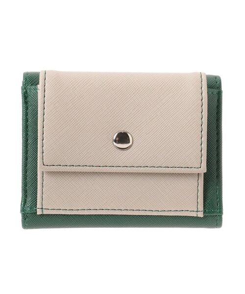MURUA(ムルーア)の「フェイクレザーウォレット(財布・レディース・シルバー/ブラック/グリーン・FREE)」の3枚目の写真