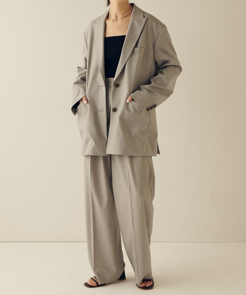 COLLAGE GALLARDAGALANTE（コラージュガリャルダガランテ）の「ニットチューブトップ（チューブトップ・レディース・グレー/ブラック/ホワイト・FREE）」の20枚目の写真