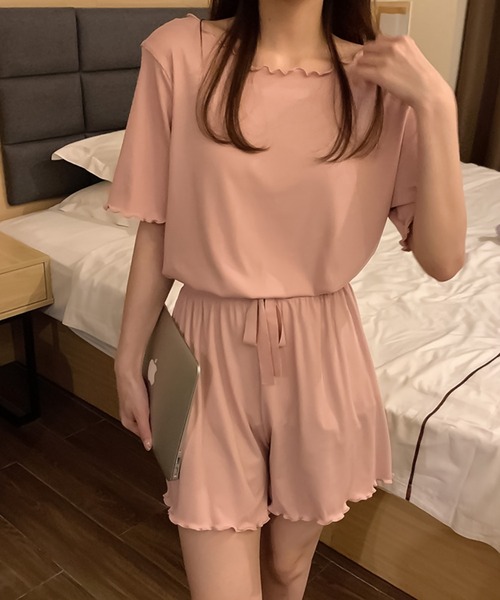 Girly Doll（ガーリードール）の「セットアップ（セットアップ・レディース・ブルー/ピンク/ベージュ/ブラック/キャメル・F）」の5枚目の写真