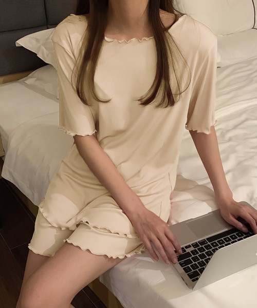 Girly Doll（ガーリードール）の「セットアップ（セットアップ・レディース・ブルー/ピンク/ベージュ/ブラック/キャメル・F）」の11枚目の写真