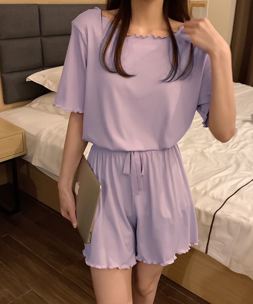 Girly Doll（ガーリードール）の「セットアップ（セットアップ・レディース・ブルー/ピンク/ベージュ/ブラック/キャメル・F）」の17枚目の写真