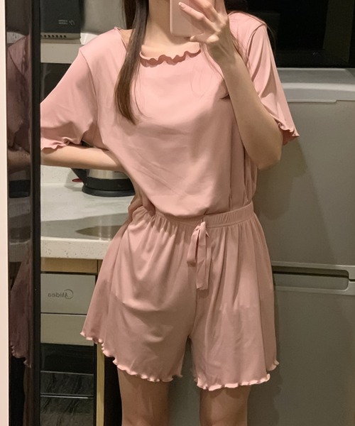 Girly Doll（ガーリードール）の「セットアップ（セットアップ・レディース・ブルー/ピンク/ベージュ/ブラック/キャメル・F）」の19枚目の写真