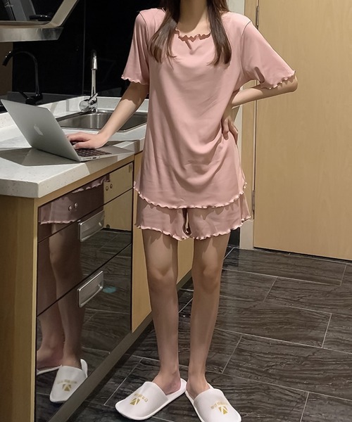 Girly Doll（ガーリードール）の「セットアップ（セットアップ・レディース・ブルー/ピンク/ベージュ/ブラック/キャメル・F）」の6枚目の写真