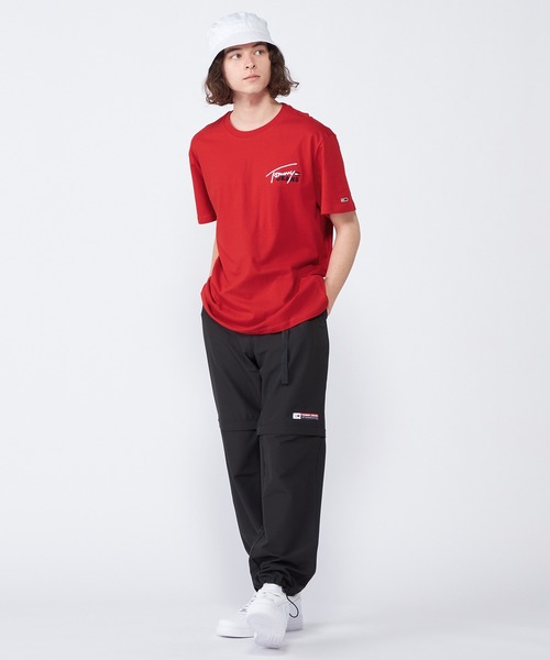 tommy jeans(トミー ジーンズ)の「【オンライン限定】シグネチャーロゴTシャツ(Tシャツ/カットソー・メンズ・ブラック/グレー/レッド/ホワイト/ブルー・SMALL/MEDIUM/LARGE/X-LARGE/XX-LARGE)」の11枚目の写真