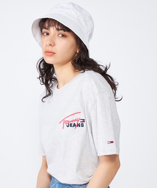 tommy jeans(トミー ジーンズ)の「【オンライン限定】シグネチャーロゴTシャツ(Tシャツ/カットソー・メンズ・ブラック/グレー/レッド/ホワイト/ブルー・SMALL/MEDIUM/LARGE/X-LARGE/XX-LARGE)」の10枚目の写真