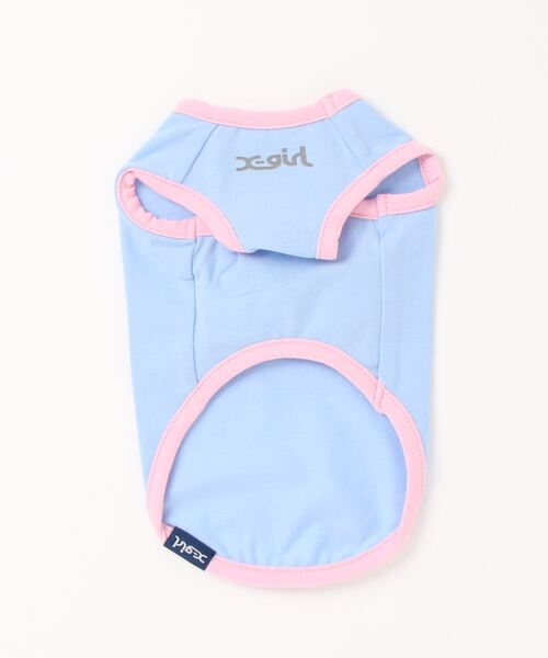 X-girl（エックスガール）の「X-girl/ファイヤーボールタンク（ペットウェア・レディース・ブラック/ブルー・M/XS/S/L/2L/3L/3S/3M）」の14枚目の写真