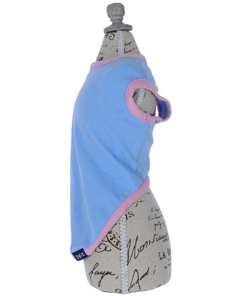 X-girl（エックスガール）の「X-girl/ファイヤーボールタンク（ペットウェア・レディース・ブラック/ブルー・M/XS/S/L/2L/3L/3S/3M）」の3枚目の写真