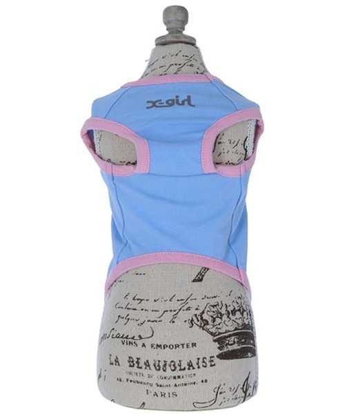 X-girl（エックスガール）の「X-girl/ファイヤーボールタンク（ペットウェア・レディース・ブラック/ブルー・M/XS/S/L/2L/3L/3S/3M）」の10枚目の写真