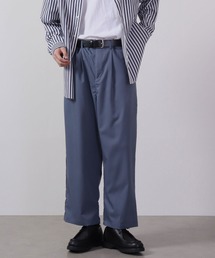 FUNALIVE | ワイドカラー ストレッチ アンクルパンツ(スラックス)