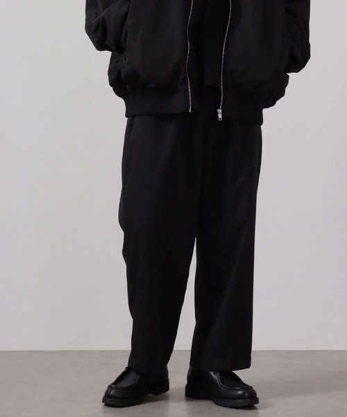 FUNALIVE（ファンアライブ）の「ワイドカラー ストレッチ アンクルパンツ（スラックス・メンズ・サックスブルー/ブラック/ベージュ/モカ/グリーン/ホワイト・M/XL/L）」の3枚目の写真