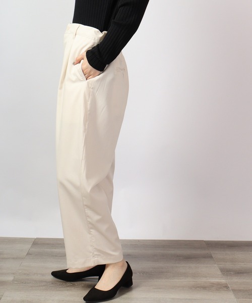 FUNALIVE（ファンアライブ）の「ワイドカラー ストレッチ アンクルパンツ（スラックス・メンズ・サックスブルー/ブラック/ベージュ/モカ/グリーン/ホワイト・M/XL/L）」の7枚目の写真