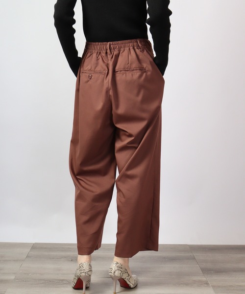 FUNALIVE（ファンアライブ）の「ワイドカラー ストレッチ アンクルパンツ（スラックス・メンズ・サックスブルー/ブラック/ベージュ/モカ/グリーン/ホワイト・M/XL/L）」の15枚目の写真