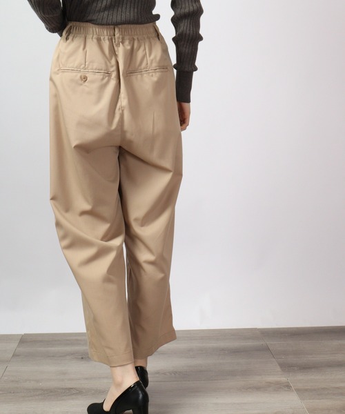 FUNALIVE（ファンアライブ）の「ワイドカラー ストレッチ アンクルパンツ（スラックス・メンズ・サックスブルー/ブラック/ベージュ/モカ/グリーン/ホワイト・M/XL/L）」の19枚目の写真