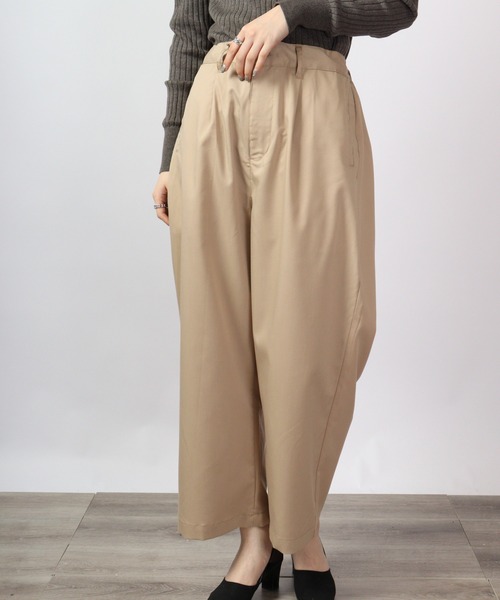 FUNALIVE（ファンアライブ）の「ワイドカラー ストレッチ アンクルパンツ（スラックス・メンズ・サックスブルー/ブラック/ベージュ/モカ/グリーン/ホワイト・M/XL/L）」の17枚目の写真