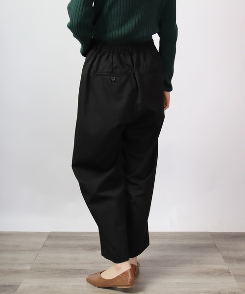 FUNALIVE（ファンアライブ）の「ワイドカラー ストレッチ アンクルパンツ（スラックス・メンズ・サックスブルー/ブラック/ベージュ/モカ/グリーン/ホワイト・M/XL/L）」の12枚目の写真