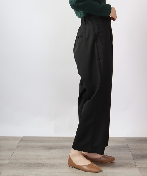 FUNALIVE（ファンアライブ）の「ワイドカラー ストレッチ アンクルパンツ（スラックス・メンズ・サックスブルー/ブラック/ベージュ/モカ/グリーン/ホワイト・M/XL/L）」の11枚目の写真