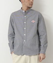 【DANTON/ダントン】BAND COLLAR SHIRT L/S TRD バンドカラーシャツ